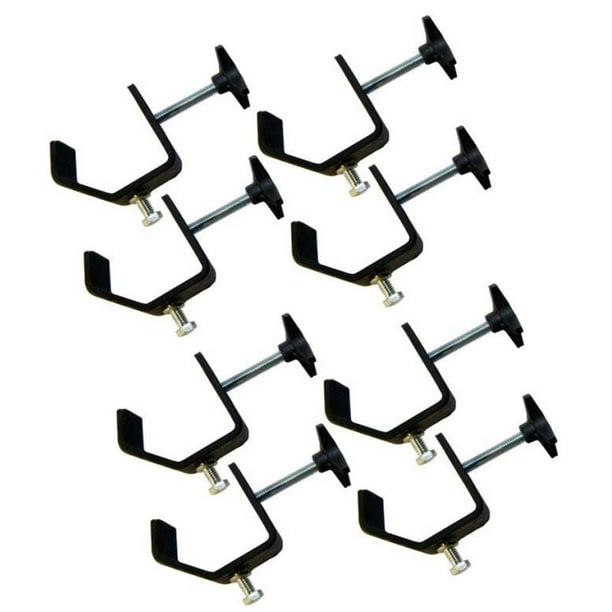 8 CHAUVET CLP-02 Medium Duty C-Clamps DJ Truss Light Mounting 55 lb Capacity 8 CHAUVET CLP-02 Medium Duty C-Clamps DJ Truss Light Mounting 55 lb Capacity